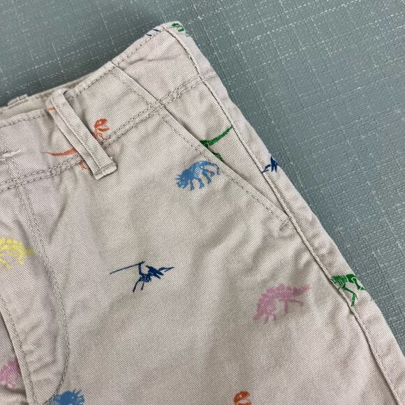 Baby Gap Dinosaur Print Khaki Shorts 18-24 Months - Picture 2 of 6